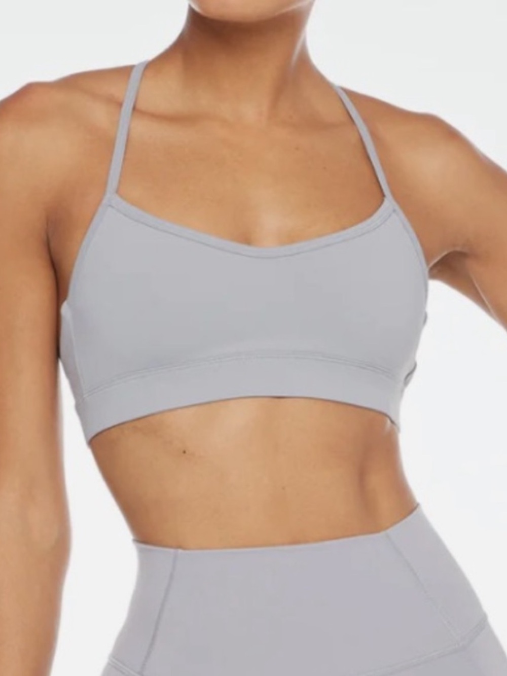 CSB Activluxe Nova Sports Bra in Cool Grey. Women's Large